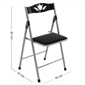 Eportatif Mutfak Masa Sandalye Takımı Bahçe Yemek Masa Seti Yuvarlak Çam 1387 thumbnail 8