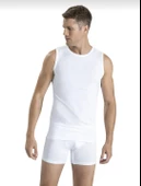 JİBER 126 ERKEK SIFIR YAKA SIFIR KOL FANİLA ATLET TEKLİ thumbnail 1