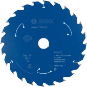 Bosch - Expert for Serisi Ahşap için Akülü Daire Testere Bıçağı 160*20 mm 24 Diş thumbnail 1