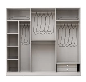 ALANYA MDF 6 KAPILI DOLAP - 2