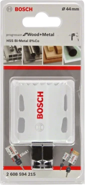 Bosch - Yeni Progressor Serisi Ahşap ve Metal için Delik Açma Testeresi (Panç) 44 mm thumbnail 2