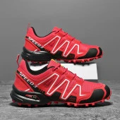 Cbtx Outdoor Kaymaz Koşu Yürüyüş Spor Ayakkabı Kırmızı - 1