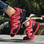 Cbtx Outdoor Kaymaz Koşu Yürüyüş Spor Ayakkabı Kırmızı - 2