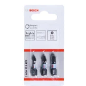 Bosch - Impact Control Serisi Vidalama Ucu PH*25 mm 3'lü Set (PH1/2/3) thumbnail 2