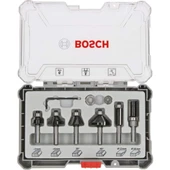 Bosch Freze Seti 6 Parça Karışık 8 mm (Pro) 2607017469 - 2