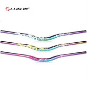 Lunje Alüminyum 31.8 780 mm Riser Mtb Gidon Bisiklet Gidonu Bukalemun Sarı - 2