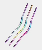 Lunje Alüminyum 31.8 780 mm Riser Mtb Gidon Bisiklet Gidonu Bukalemun Sarı - 3