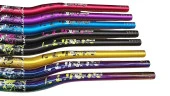 Lunje Alüminyum 31.8 780 mm Riser Mtb Gidon Bisiklet Gidonu Bukalemun Sarı - 7