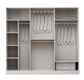 LİKYA MDF 6 KAPILI DOLAP thumbnail 2