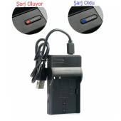CANON CB-2LY USB şarj cihazı CANON NB-6L ve NB-6LH Batarya Uyumlu şarj Aleti Powerbanktan Şarj - 2