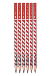 Faber Castell Siyah Kurşun Kalem 12 Adet Kırmızı Başlık Kalemi 6 Adet Sınav Silgisi 2 Adet Kalemtraş 4 Adet - 4