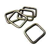 2,5 cm Kare Metal Halka, Çanta Sapı İçin Kare Halka 5 Adet - 4