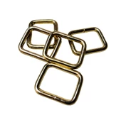 2,5 cm Kare Metal Halka, Çanta Sapı İçin Kare Halka 5 Adet - 2