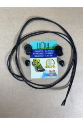 LUCKY KIRÇIRLI Yuvarlak KİLİTLİ Bağcık 100 cm BEYAZ thumbnail 3