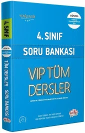 4. Sınıf VİP Tüm Dersler Soru Bankası Editör Yayınları - 1