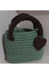 ASKILI ÇANTA EL YAPIMI CEP ÇANTA - 2