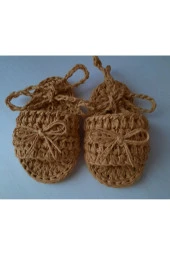 Kağıt İplik Bebek Ev Terliği - 4