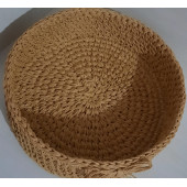 KAĞIT İPLİK HASIR SEPET DEKORATİF SEPET - 2