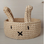 Çocuk Odası Düzenleyici Örgü Sepet - 1