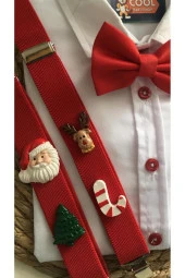 YILBAŞI NOEL KUTLAMALARI İÇİN ASKI PAPYON GÖMLEK - 1