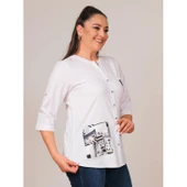 BÜYÜK BEDEN KADIN GÖMLEK thumbnail 4