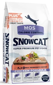 Snow Cat Plus Düşük Tahıllı Yavru Tavuklu Kedi Maması 10 Kg - 1