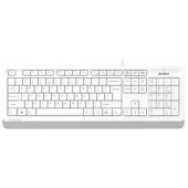 A4 TECH FK10 USB Q Trk Beyaz/Gri Multimedya Klavye - 1