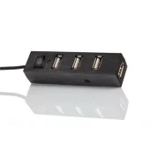 DARK DK AC USB241 4port USB 2.0 Siyah USB Çoklayıcı Hub Anahtarlı - 1