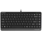 A4 TECH FK11 USB Q Trk Mini Siyah/Gri Multimedya Klavye - 1
