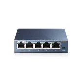 TP-LINK 5-PORT TL-SG105 GIGABIT YÖNETİLEMEZ SWITCH ÇELİK KASA thumbnail 1