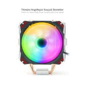 DARK 120mm FREEZER X127 DKCCX127 Hava Soğutmalı İşlemci Fanı thumbnail 3