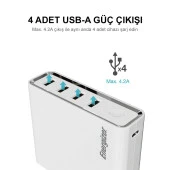 Energizer Ultimate XP20001PD 20000mAh  5 Çıkışlı Ultra Hızlı Taşınabilir Şarj Cihazı Gri - 2