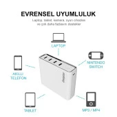 Energizer Ultimate XP20001PD 20000mAh  5 Çıkışlı Ultra Hızlı Taşınabilir Şarj Cihazı Gri - 3