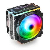 DARK FREEZER X129 DKCCX129 RGB Hava Soğutmalı AM5-1700p Dual Fan İşlemci Fanı thumbnail 1