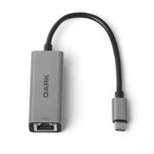 DARK DK-AC-U31X3GL2 USB3.1 Type-C to Gigabit LAN Ethernet Adaptör thumbnail 7