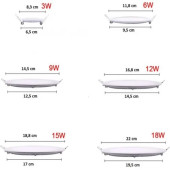 Cata  Ct 5147 Cata 12W LED Spot Armatür Beyaz Işık 6500K - 2
