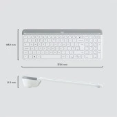 LOGITECH MK470 Kablosuz Q Trk Beyaz Multimedya Klavye - Mouse Set 920-009436 - 1