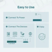 TP-LINK 5-port FULL POE 40W TL-SG1005LP GIGABIT SWITCH - 4