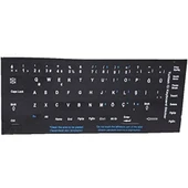 ADDISON 300161 Türkçe Q Siyah Klavye Stiker - 1