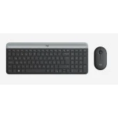 LOGITECH MK470 920-009435 Kablosuz Klavye Mouse Seti-Siyah thumbnail 1