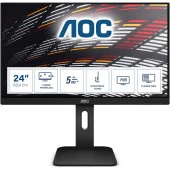AOC 23.8" IPS 24P1 5MS 60Hz DVI-HDMI-DP Kurumsal Monitör Çerçevesiz thumbnail 1