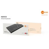 LENOVO LECOO KB103 USB Q Trk Siyah Multimedya Klavye - 7