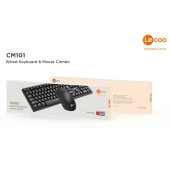LENOVO LECOO CM101 USB Q Trk Optic Mouse Siyah Multimedya Klavye - Mouse Set thumbnail 7