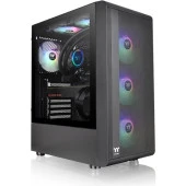 THERMALTAKE 500W 80+ S200 TG 4-RGB FANLI GAMING MID-TOWER PC KASASI thumbnail 1