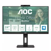 AOC 23.8" IPS 24P3CW 4MS 75HZ HDM-DP USB-C WEB KAMERALI PIVOT KURUMSAL MONİTÖR thumbnail 1
