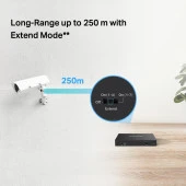 MERCUSYS 8-PORT MS108GP GIGABIT YÖNETİLEMEZ 65W 7-PORT POE SWITCH thumbnail 6