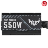 ASUS 550W 80+ BRONZE TUF GAMING 550B 13.5cm Fanlı Power Supply thumbnail 4
