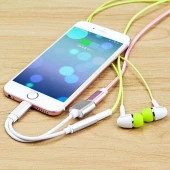 Codegen Apple iPhone Lightning + 3.5mm Stereo Dönüştürücü Çoklayıcı Adaptör CDG-CNV51 thumbnail 2