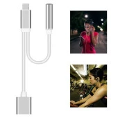 Codegen Apple iPhone Lightning + 3.5mm Stereo Dönüştürücü Çoklayıcı Adaptör CDG-CNV51 thumbnail 3