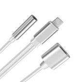 Codegen Apple iPhone Lightning + 3.5mm Stereo Dönüştürücü Çoklayıcı Adaptör CDG-CNV51 thumbnail 4
